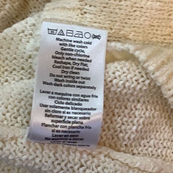 Rachel Zoe ‘Karla’ Sweater NWOT Cotton Blend Knit Ivory Womens Plus Sz XXL - Picture 16 of 16